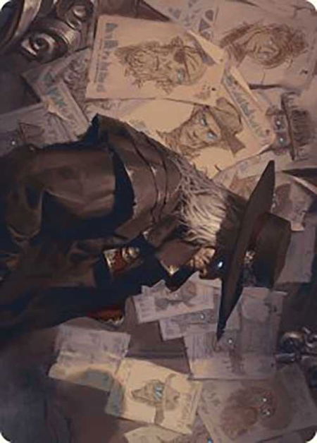 Lazav, Familiar Stranger Art Card - Art Series: Outlaws of Thunder Junction Magic: The Gathering trading card