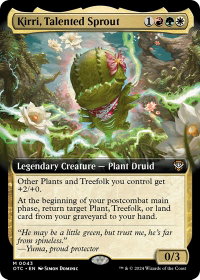 Kirri, Talented Sprout (Extended Art) - Commander: Outlaws of Thunder Junction (OTC) #43 - Mythic Rare Magic: The Gathering Trading Card
