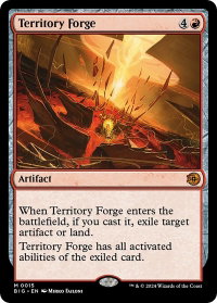 Territory Forge - Outlaws of Thunder Junction: The Big Score (BIG) #15 - Mythic Rare Magic: The Gathering Trading Card