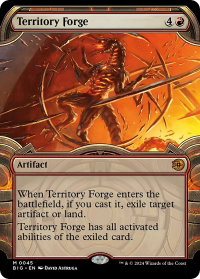 Territory Forge (Showcase) - Outlaws of Thunder Junction: The Big Score (BIG) #45 - Mythic Rare Magic: The Gathering Trading Card