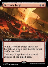 Territory Forge (Extended Art) - Outlaws of Thunder Junction: The Big Score (BIG) #80 - Mythic Rare Magic: The Gathering Trading Card