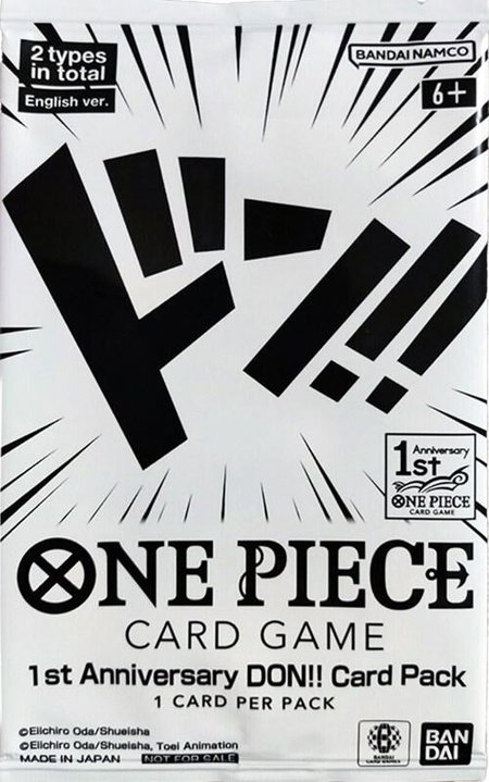 1st Anniversary DON!! Card Pack - One Piece Promotion Cards One Piece trading card