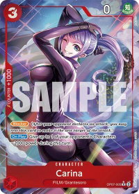 Carina (Parallel) - 500 Years in the Future (OP07) #OP07-005 - Rare One Piece Trading Card