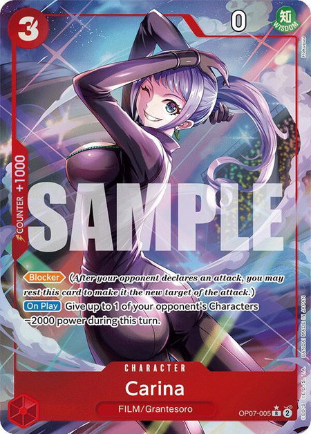 Carina (Parallel) - 500 Years in the Future One Piece trading card