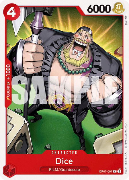 Dice - 500 Years in the Future One Piece trading card