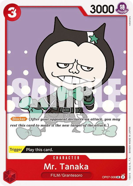 Mr. Tanaka - 500 Years in the Future One Piece trading card