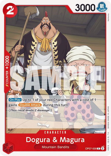 Dogura & Magura - 500 Years in the Future One Piece trading card