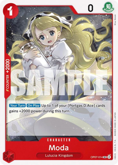 Moda - 500 Years in the Future One Piece trading card