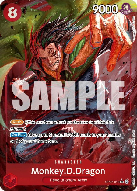Monkey.D.Dragon (015) (Parallel) - 500 Years in the Future One Piece trading card