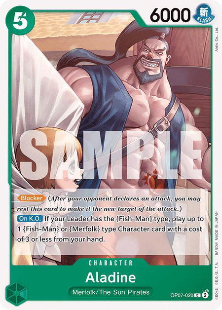 Aladine - 500 Years in the Future One Piece trading card