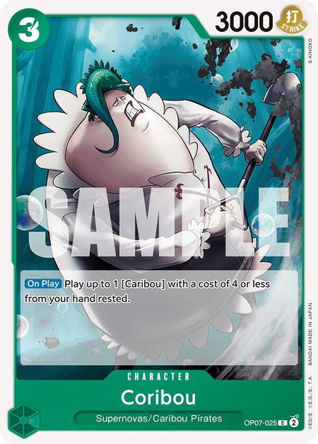 Coribou - 500 Years in the Future One Piece trading card