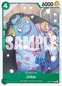 Jinbe (027) - 500 Years in the Future (OP07) #OP07-027 - Common One Piece Trading Card