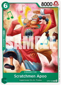 Scratchmen Apoo - 500 Years in the Future (OP07) #OP07-028 - Common One Piece Trading Card