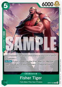 Fisher Tiger - 500 Years in the Future (OP07) #OP07-032 - Rare One Piece Trading Card