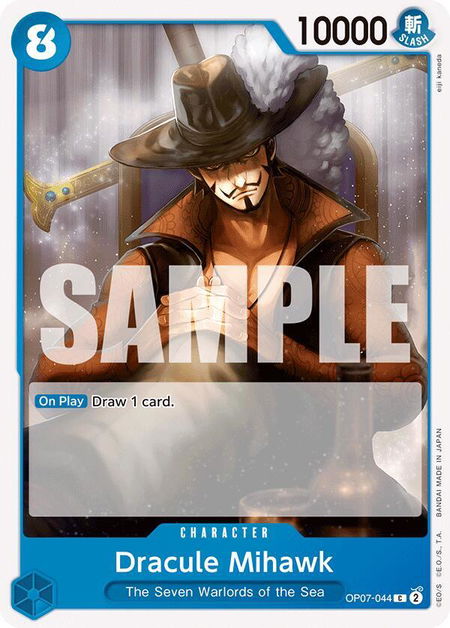 Dracule Mihawk - 500 Years in the Future One Piece trading card