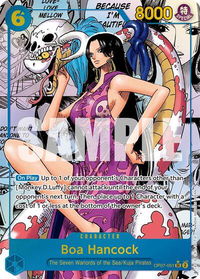 Boa Hancock (051) (Parallel) (Manga) - 500 Years in the Future (OP07) #OP07-051 - Super Rare One Piece Trading Card
