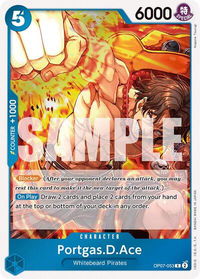 Portgas.D.Ace (053) - 500 Years in the Future (OP07) #OP07-053 - Rare One Piece Trading Card