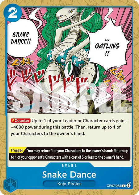 Snake Dance - 500 Years in the Future One Piece trading card