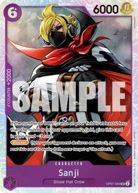 Sanji - 500 Years in the Future (OP07) #OP07-064 - Super Rare One Piece Trading Card
