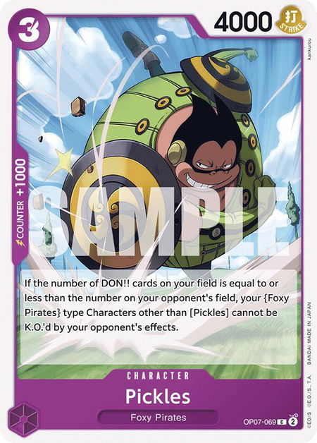 Pickles - 500 Years in the Future One Piece trading card