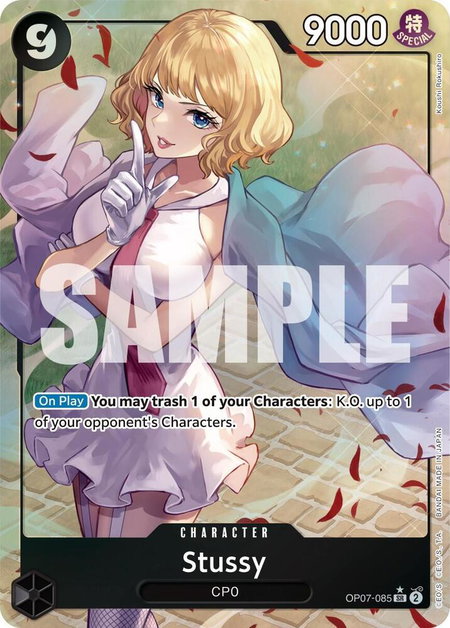 Stussy (Parallel) - 500 Years in the Future One Piece trading card