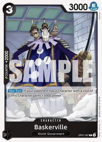 Baskerville - 500 Years in the Future (OP07) #OP07-087 - Common One Piece Trading Card