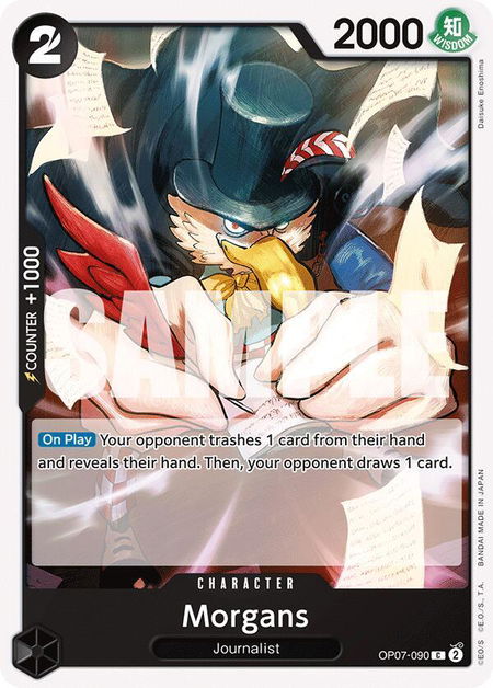 Morgans - 500 Years in the Future One Piece trading card