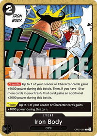 Iron Body - 500 Years in the Future (OP07) #OP07-095 - Common One Piece Trading Card