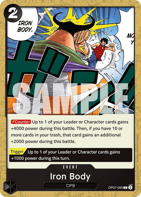 Iron Body - 500 Years in the Future One Piece trading card