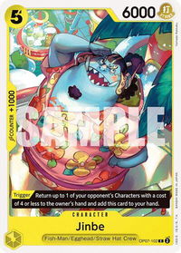Jinbe (102) - 500 Years in the Future (OP07) #OP07-102 - Common One Piece Trading Card