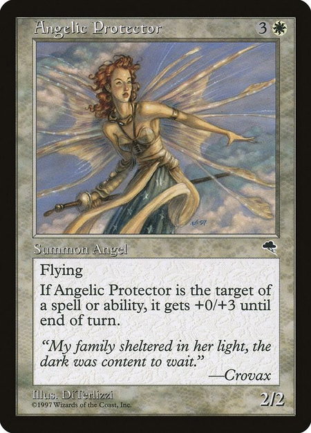 Angelic Protector - Tempest Magic: The Gathering trading card