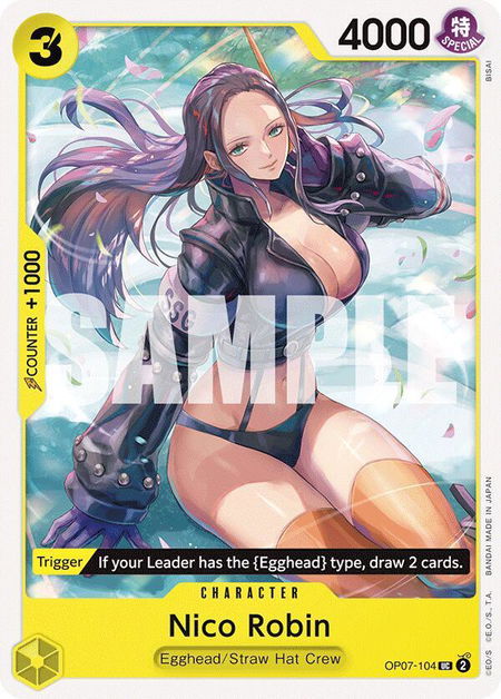 Nico Robin - 500 Years in the Future One Piece trading card