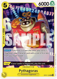 Pythagoras - 500 Years in the Future (OP07) #OP07-105 - Uncommon One Piece Trading Card