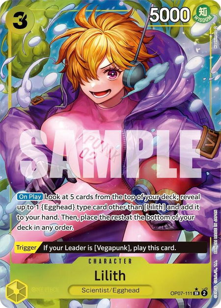Lilith (Parallel) - 500 Years in the Future One Piece trading card