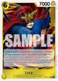 Lucy - 500 Years in the Future (OP07) #OP07-112 - Rare One Piece Trading Card