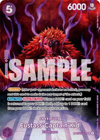 Eustass"Captain"Kid (SP) - 500 Years in the Future (OP07) #OP05-074 - Super Rare One Piece Trading Card