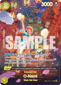 O-Nami (SP) - 500 Years in the Future (OP07) #OP06-101 - Rare One Piece Trading Card