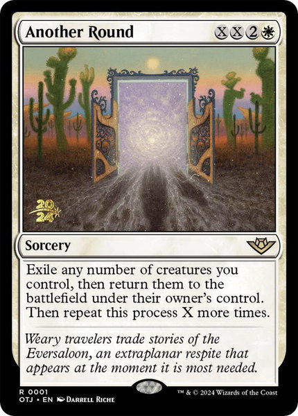 Another Round - Prerelease Cards Magic: The Gathering trading card
