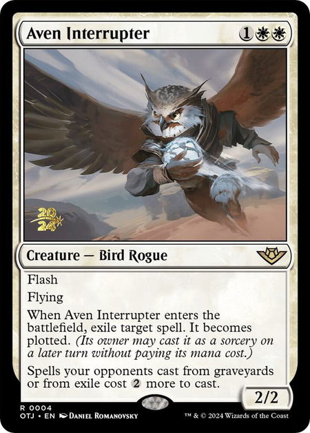 Aven Interrupter - Prerelease Cards Magic: The Gathering trading card