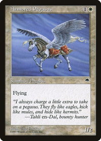 Armored Pegasus - Tempest (TMP) #5 - Common Magic: The Gathering Trading Card