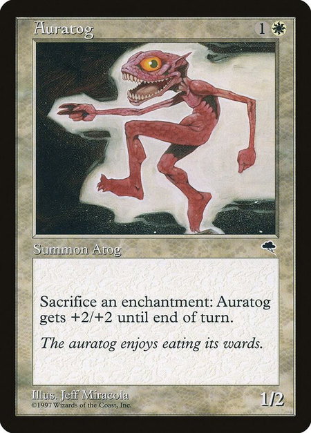 Auratog - Tempest Magic: The Gathering trading card