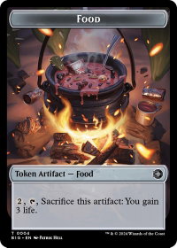 Food Token - Outlaws of Thunder Junction: The Big Score (BIG) #4 - Token Magic: The Gathering Trading Card