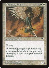 Avenging Angel - Tempest (TMP) #7 - Rare Magic: The Gathering Trading Card