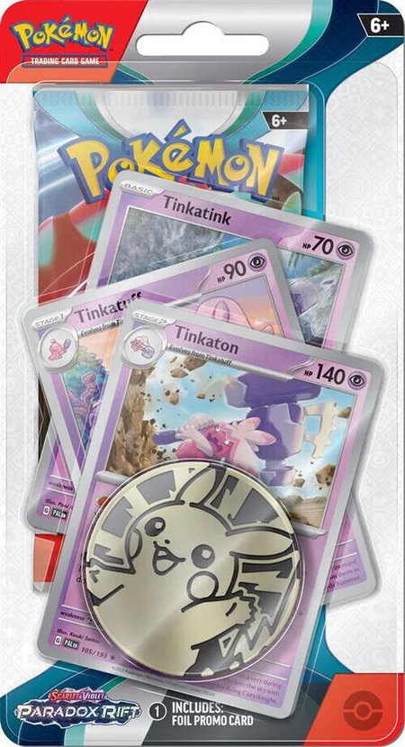 Paradox Rift Premium Checklane Blister [Tinkaton] - SV04: Paradox Rift Pokémon trading card