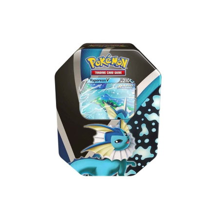 Eevee Evolutions Tin [Vaporeon V] (Live Code Card) - Miscellaneous Cards & Products Pokémon trading card