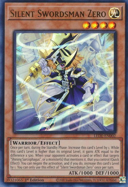 Silent Swordsman Zero - Legacy of Destruction YuGiOh trading card