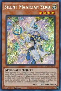 Silent Magician Zero - Legacy of Destruction (LEDE) #LEDE-EN003 - Secret Rare YuGiOh Trading Card