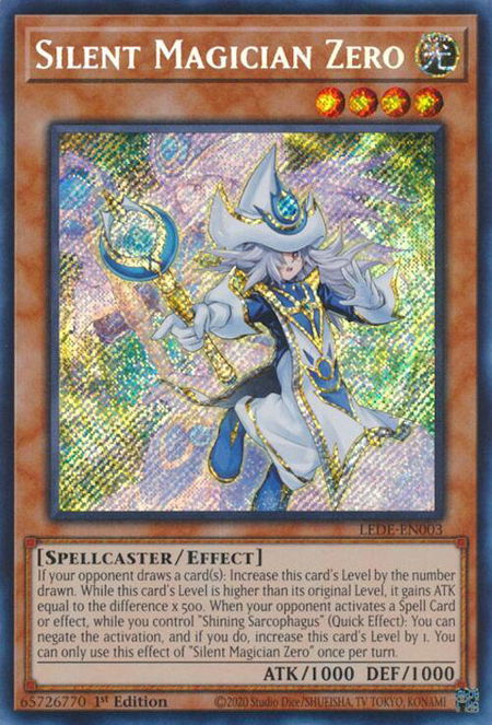Silent Magician Zero - Legacy of Destruction YuGiOh trading card