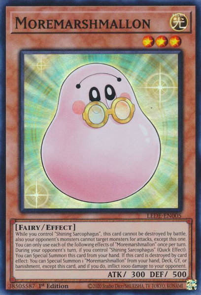Moremarshmallon - Legacy of Destruction YuGiOh trading card