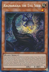 Ragnaraika the Evil Seed - Legacy of Destruction (LEDE) #LEDE-EN013 - Secret Rare YuGiOh Trading Card